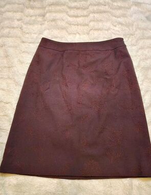 Ann Taylor Reddish Brown Mini Skirt